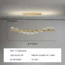 Modern gold ball g9 led ceiling chandelier for dining room