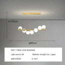 Modern gold ball g9 led ceiling chandelier for dining room