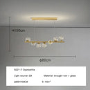 Modern gold ball g9 led ceiling chandelier for dining room