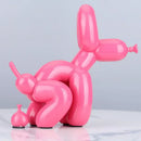 Modern gold balloon dog statue living room resin art sculpture