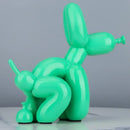 Modern gold balloon dog statue living room resin art sculpture