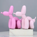 Modern gold balloon dog statue living room resin art sculpture