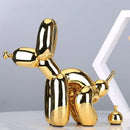 Modern gold balloon dog statue living room resin art sculpture