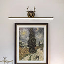 Modern gold & black antler vanity sconce light bedroom wall lamp