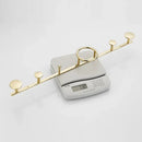 DecorBites™ Brass Towel Hook Set Bathroom Kitchen Hanger Gold Black Row Robe Hat Clothes