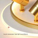 Modern gold & black decorbites dimmable led ceiling lights living room