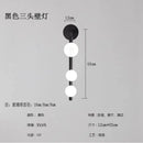 Modern gold & black glass ball wall lights living room decorbites