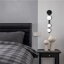Modern gold & black glass ball wall lights living room decorbites