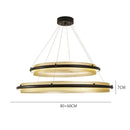 Modern gold & black honeycomb round pendant light for dining room