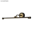 Modern gold & black led vanity light fixture bathroom wall sconce