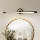 Modern gold & black led vanity light fixture bathroom wall sconce
