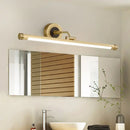 Modern gold & black led vanity light fixture bathroom wall sconce