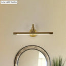 Modern gold & black led wall sconce bathroom vanity light fixture
