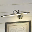 Modern gold & black led wall sconce bathroom vanity light fixture