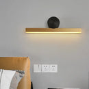 Modern gold & black led wall sconce – living room fixture width