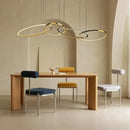Modern gold & black stainless steel pendant lights dining room