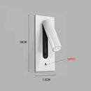 Modern gold black & white led wall lamp bedroom reading light
