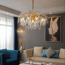 Modern gold branching decorbites crystal chandelier for living room