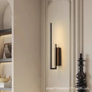 Modern gold brass wall light sconce bedroom frosted glass light