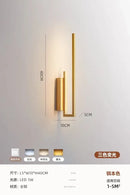 Modern gold brass wall light sconce bedroom frosted glass light