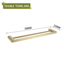 Modern gold brushed bathroom accessories set bathroom decor