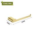 Modern gold brushed bathroom accessories set bathroom decor