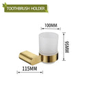 Modern gold brushed bathroom accessories set bathroom decor