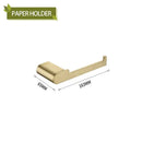 Modern gold brushed bathroom accessories set bathroom decor