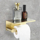Modern gold brushed bathroom accessories set bathroom decor