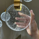 DecorBites™ Bubble Crystal Ceiling Pendant Light, LED Villa Staircase Hanging Lamps
