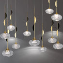 DecorBites™ Bubble Crystal Pendant Light: Modern Kitchen Dining Room Hanging Lamp for Home Decor
