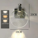 Modern gold bubble crystal pendant lights for living room