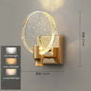 Modern gold bubble crystal pendant lights for living room