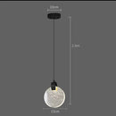 Modern gold bubble crystal pendant lights for living room