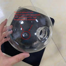 Modern gold bubble glass ball pendant light for kitchen