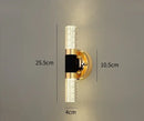 Modern gold bubble glass vanity lights bathroom sconces