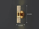 Modern gold bubble glass vanity lights bathroom sconces
