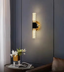 Modern gold bubble glass vanity lights bathroom sconces