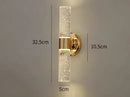 Modern gold bubble glass vanity lights bathroom sconces