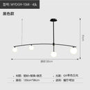 Modern gold bubble iron chandelier kitchen arc pendant light