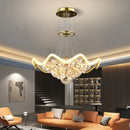 Modern gold bubble pendant chandelier dining room led light