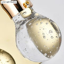 Modern gold bulb shaped crystal wall sconce bedroom 110v-120v light