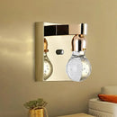 Modern gold bulb shaped crystal wall sconce bedroom 110v-120v light