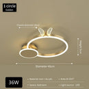 Modern gold butterflies ceiling light for bedroom luxury led fixture