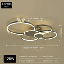 Modern gold butterflies ceiling light for bedroom luxury led fixture