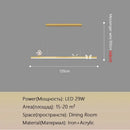 Modern gold butterfly chandelier dining room pendant light