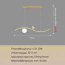 Modern gold butterfly chandelier dining room pendant light