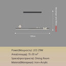 Modern gold butterfly chandelier pendant lamp for dining room