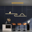 Modern gold butterfly chandelier pendant lamp for dining room