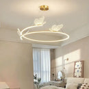 Modern gold butterfly design sense ceiling chandelier dining room